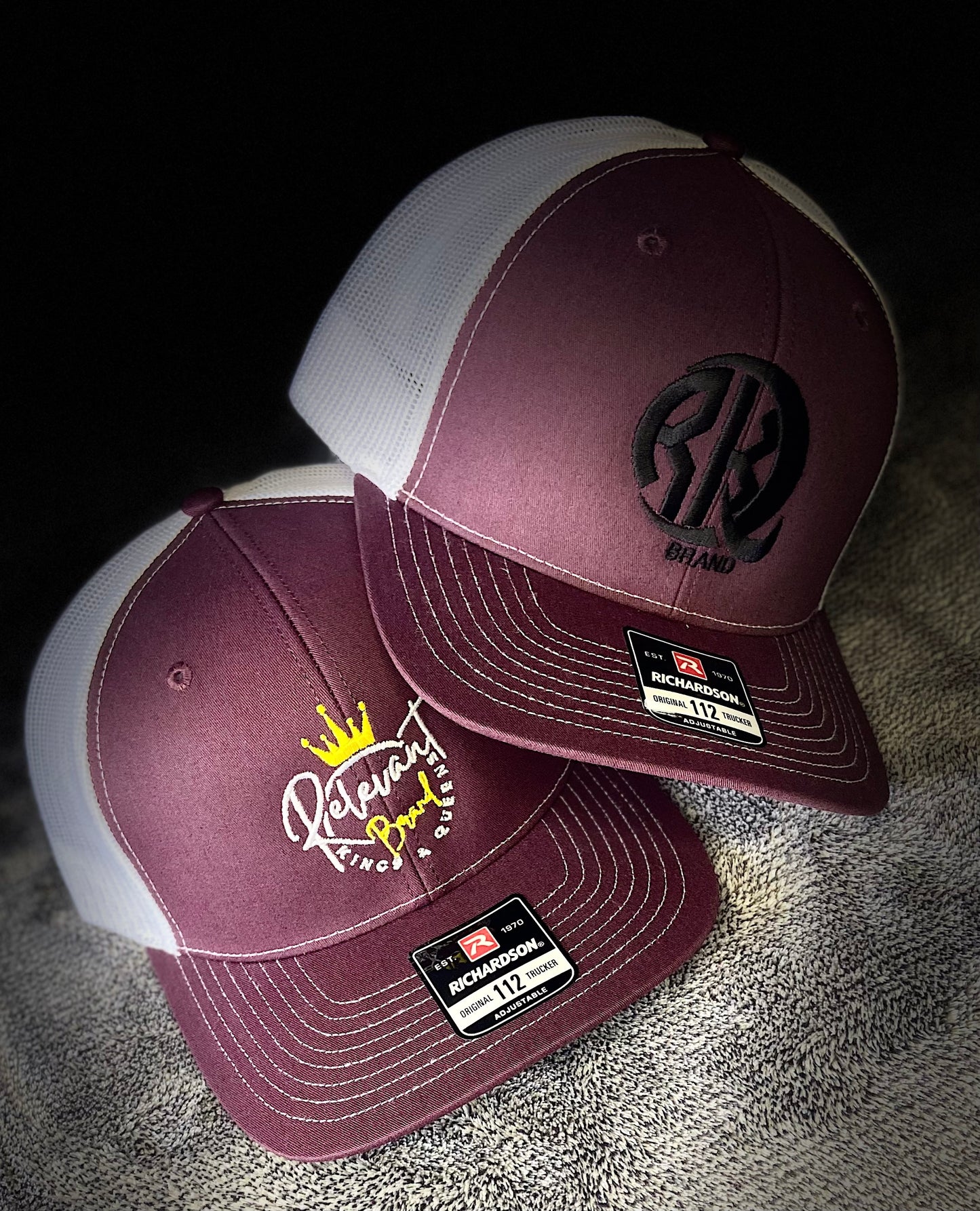Embroidered Relevant Kings & Queens Brand Trucker Hat #112