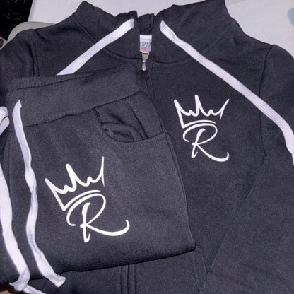 Women ZipUp SweatSuit - 2 Piece Outfit